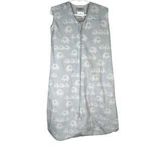 Halo Gray Sleep Sack -  Elephant Design - Gray - Size Medium (6 - 12 month)
